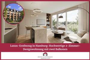 Luxus-Erstbezug in Hamburg: Hochwertige 2-Zimmer-Designwohnung mit zwei Balkonen – Die vollständige Adresse der Immobilie erhältst du vom Anbieter., 20144 Harvestehude, Hamburg – Vorschaubild 1