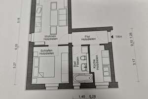 schöne Wohnung mit Balkon und Dielenboden (EBK möglich) – Schlosserstraße 27, 6112 Lutherplatz/Thüringer Bahnhof, Halle (Saale) – Vorschaubild 2