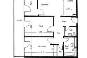 Modernisierte 3-Zimmer-Wohnung in Köln-Junkersdorf – Wiener Weg 18, 50858 Junkersdorf, Köln – Vorschaubild 2