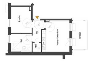 Nur mit WBS Schein: 2-Zimmer-EG-Wohnung mit großer Terrasse – Reekamp 22, 22415 Hamburg – Vorschaubild 5
