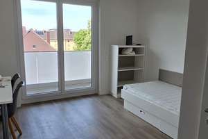Möblierte 1-Zimmer-Wohnung in Augsburg-Hochfeld zur Untermiete - nur für Studenten, Schüler & Azubis – Firnhaberstraße 12A, 86159 Hochfeld, Augsburg – Vorschaubild 9