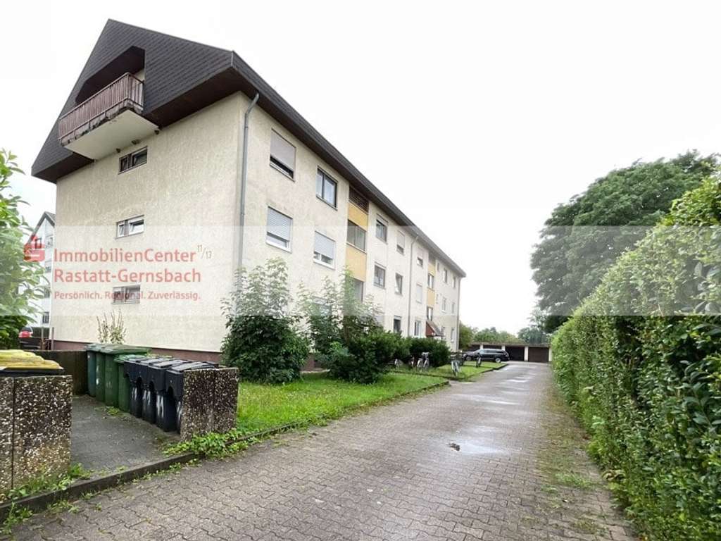 Immobilie in Rheinmünster - Gepflegte 3,5-Zimmer-ETW mit Loggia, Garage und Stellplatz in Rheinmünster-Greffern
 - Bild 0