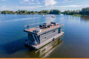 Leben auf dem Wasser - Luxuriöses und individuelles Hausboot für einen einzigartigen Lebensstil