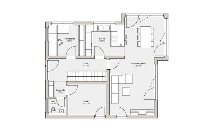 Grundriss Erdgeschoss