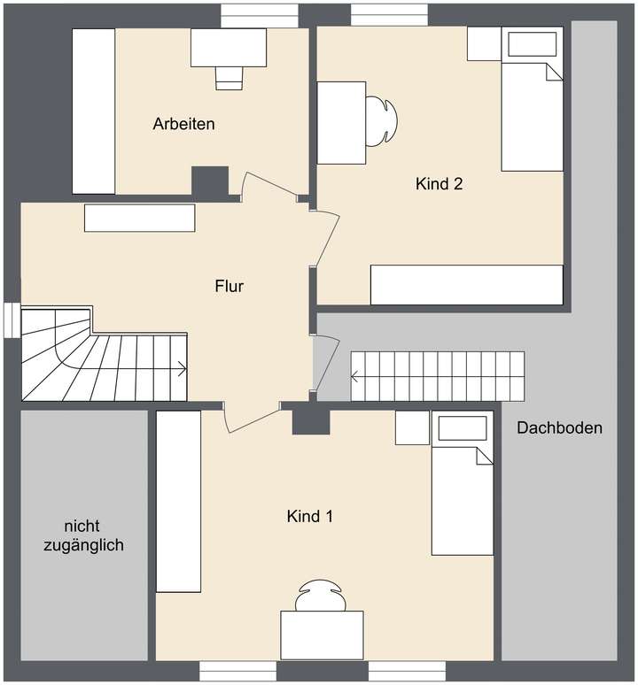 Grundriss Dachgeschoss
