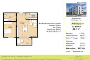 Barrierearme Neubau-Wohnung mit 2,5 Zimmern in Burgbernheim – 91593 Burgbernheim – Vorschaubild 8