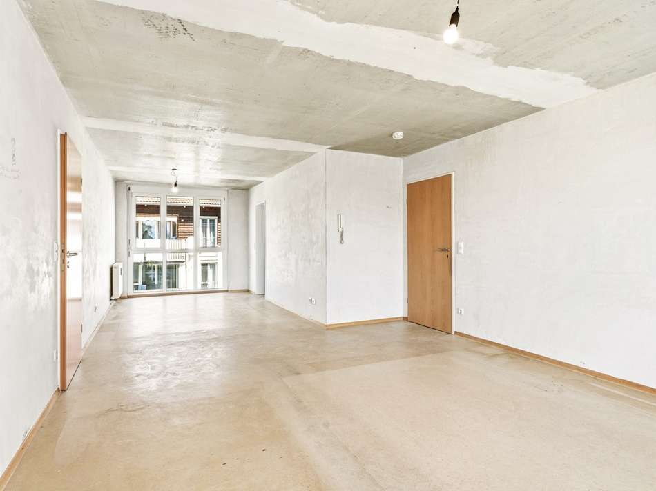 offener Wohnbereich mit Blick 