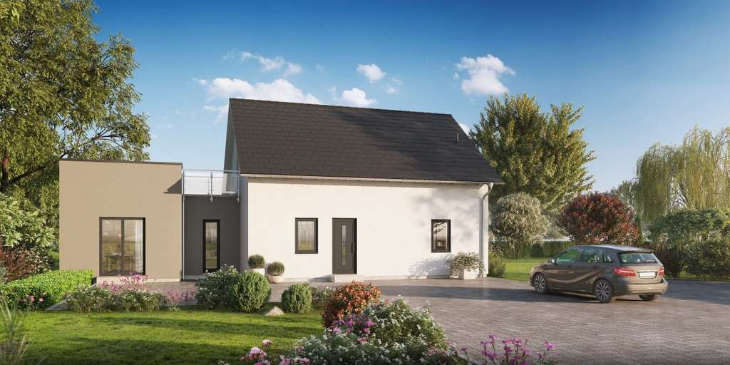 Immobilie in Lülsfeld - Individuell geplantes Einfamilienhaus in Lülsfeld - Ihr Traum vom Niedrigenergiehaus wird Wirklichke - Bild 1