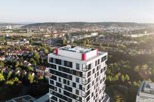 Außergewöhnliche 2,5-Zimmer-Wohnung mit tollem Ausblick im höchsten Wohnhaus Stuttgarts – Stuttgart – Vorschaubild 9