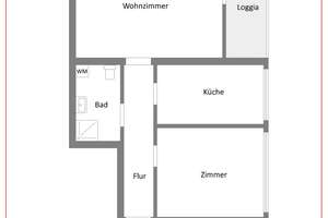 Zentral gelegene 2 Zimmer-Wohnung mit renoviertem Bad und Balkon in Neu-Ulm – Die vollständige Adresse der Immobilie erhältst du vom Anbieter., 89231 Neu-Ulm – Vorschaubild 13