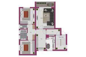 Gut geschnittene 3-Zimmer-Wohnung mit Loggia & Tiefgaragenstellplatz in der Passauer Innstadt – Die vollständige Adresse der Immobilie erhältst du vom Anbieter., 94032 Innstadt, Passau – Vorschaubild 11