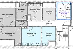 Studentenapartment  in der Nähe der technischen Fakultät – 91058 Sebaldus, Erlangen – Vorschaubild 3