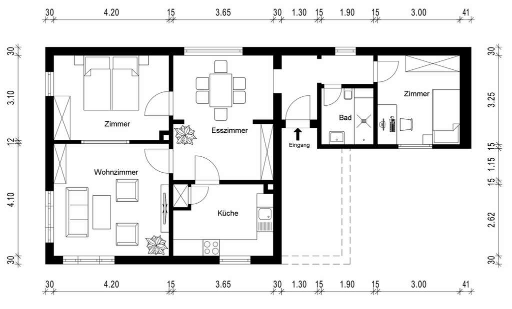 Immobilie in Seeheim-Jugenheim - Der Preis ist heiß ! 3,5 Zimmer-Wohnung in Seeheim zum sofortigen Einzug. - Bild 1