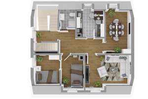 Attraktive 3-Zimmer-DG-Wohnung in Bad Cannstatt – urban wohnen nahe Neckar – Die vollständige Adresse der Immobilie erhältst du vom Anbieter., 70376 Neckarvorstadt, Stuttgart – Vorschaubild 15