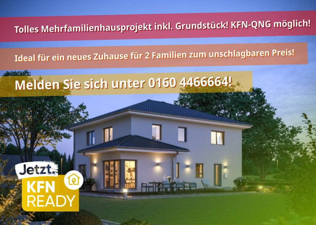 🏗️🏡 Traumhafte Stadtvilla als Doppelhaus sucht Baufamilie! 🚧 inkl. Bauplatz + Nebenkosten!