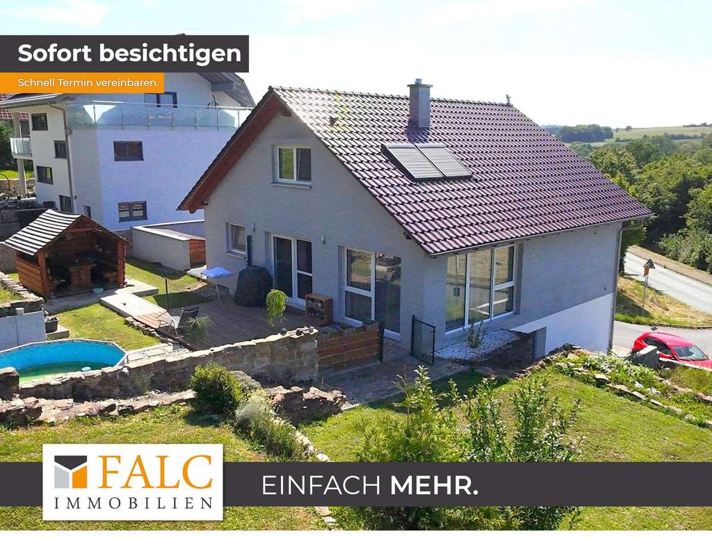 Immobilie in Osterburken - „Wohnen mit Weitblick: Einfamilienhaus mit großem Garten in traumhafter Lage“ - FALC Immobilien HN - Bild 0