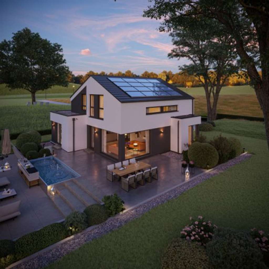 Immobilie in Gemünden (Felda) - Modernes Wohnen auf 146 m2. Technikfertig mit Wärmepumpe. Preis inklusive Grundstück! - Bild 0