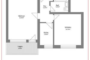 Ruhig und grün in Pasing! Hübsche 2 Zimmer-Wohnung mit Süd-/West-Loggia, frei ab Ende 2026 – Die vollständige Adresse der Immobilie erhältst du vom Anbieter., 81243 Pasing, München – Vorschaubild 10