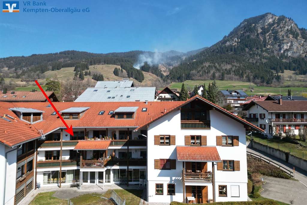 Immobilie in Bad Hindelang - Barrierefreie 2-Zimmer-Wohnung mit Süd-Balkon in traumhafter Lage - Bild 0
