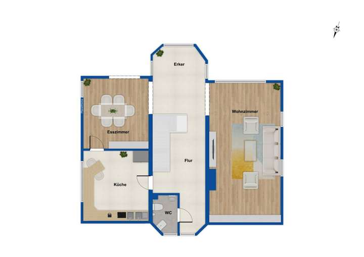 Grundriss Obergeschoss