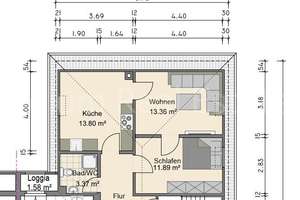Charmante renditestarke renovierte Dachgeschoss-Wohnung in Feudenheim – 68259 Feudenheim, Mannheim – Vorschaubild 6
