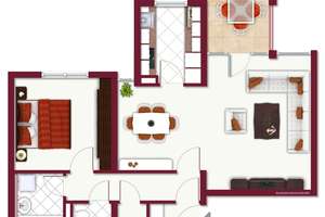 Sonnige 2-Zimmer-Wohnung mit überdachtem Balkon, Aufzug und Einzelgarage – Die vollständige Adresse der Immobilie erhältst du vom Anbieter., 70499 Weilimdorf (Ortsteil), Stuttgart – Vorschaubild 32