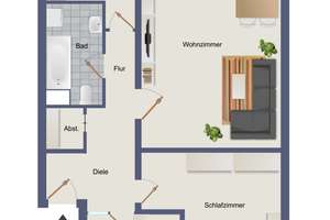 Provisionsfrei - Gepflegte 2,5-Zimmer-Wohnung mit Balkon – Die vollständige Adresse der Immobilie erhältst du vom Anbieter., 28325 Ellenerbrok-Schevemoor, Bremen – Vorschaubild 16