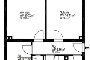 3-Zimmer-Wohnung mit Balkon in zentraler Lage in Düsseldorf-Hassels – Die vollständige Adresse der Immobilie erhältst du vom Anbieter., 40599 Hassels, Düsseldorf – Vorschaubild 15