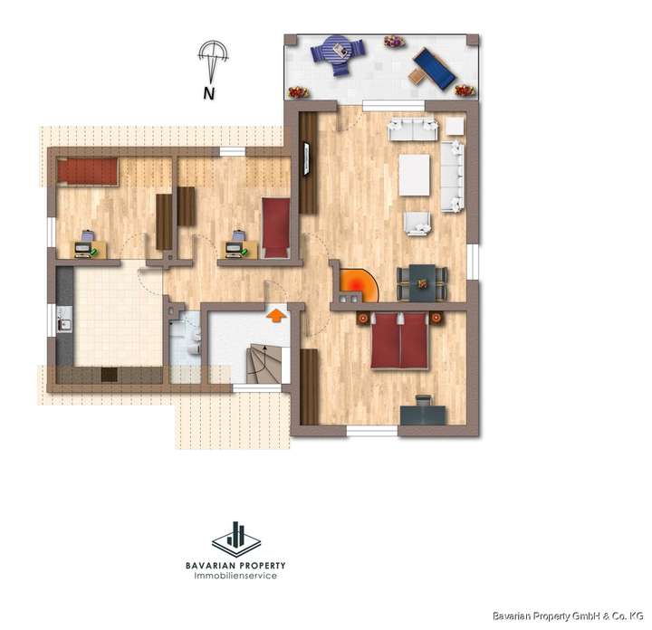 Grundriss Dachgeschoss (Gestal