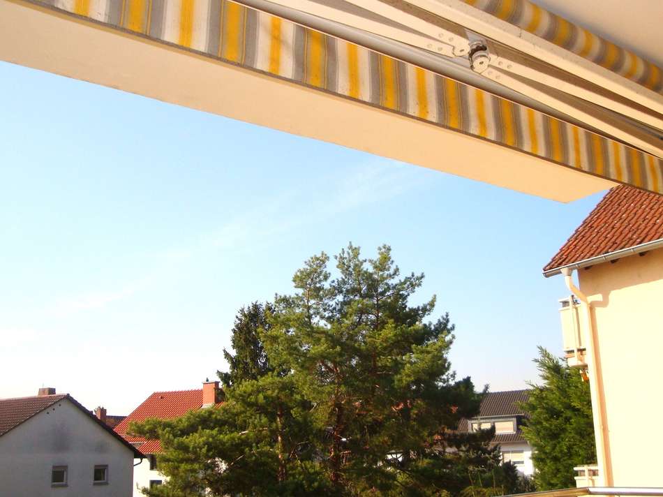 Blick vom Balkon