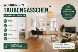 Erstbezug | Möblierte WG Zimmer in der Regensburger Altstadt | 4 Zimmer | WLAN | 2 Bäder – Taubengäßchen 3, 93047 Innenstadt, Regensburg – Vorschaubild 1