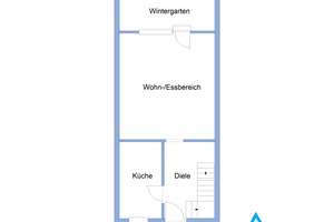 3D VIRTUAL TOUR - Charmantes Reihenmittelhaus mit Wintergarten in Hamburg – Die vollständige Adresse der Immobilie erhältst du vom Anbieter., 22417 Langenhorn, Hamburg – Vorschaubild 14