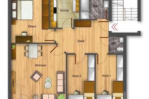 Familienglück in Lanstrop - 4-Zimmer-Wohnung mit Garten, Balkon & 2 Stellplätzen in Dortmund – Die vollständige Adresse der Immobilie erhältst du vom Anbieter., 44329 Lanstrop, Dortmund – Vorschaubild 9