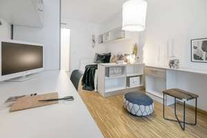 Ankommen. Wohlfühlen. Zuhause sein. Vollmöbliertes Apartment der Extraklasse – Anni-Eisler-Lehmann-Str. 4-6, 55122 Hartenberg-Münchfeld, Mainz – Vorschaubild 2