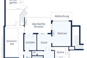 Bungalow im Dichterviertel mit uneinsehbarem Garten und Swimmingpool im Haus – Die vollständige Adresse der Immobilie erhältst du vom Anbieter., 40474 Stockum, Düsseldorf – Vorschaubild 29