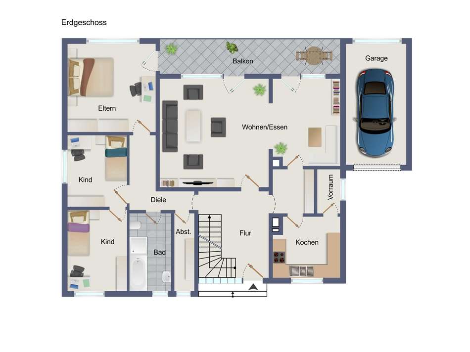 Grundriss Erdgeschoss