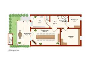 Gepflegtes Reihenmittelhaus mit gepflegtem Garten, gemütlichem Wintergarten, Gartenhaus & Garage – Die vollständige Adresse der Immobilie erhältst du vom Anbieter., 28325 Tenever, Bremen – Vorschaubild 10