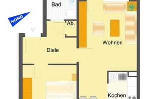 Gemütliche 2 Zimmer mit halboffener Küche- Reislingen S/W – V.-Droste-Hülshoff-Str. 33, 38446 Wolfsburg – Vorschaubild 2