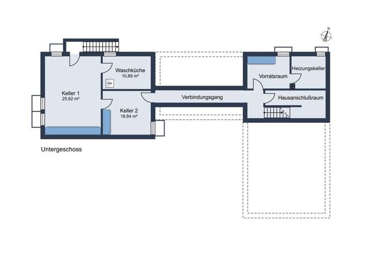 Grundriss Untergeschoss