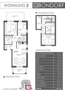 Hochwertige Neubau-Maisonettewohnung in attraktiver Wohnlage