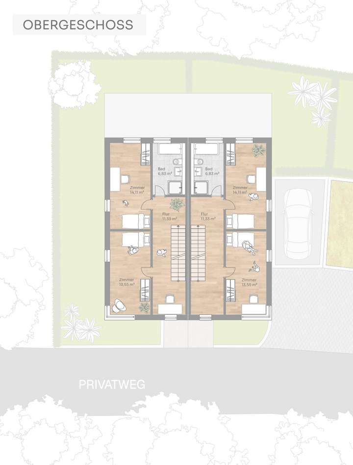 Grundriss 1.Obergeschoss