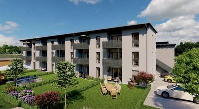 2 Zimmer Neubau 56qm KfW 40 inkl. Küche und Garage