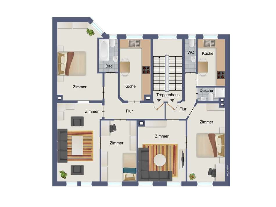 Vorderhaus 2. OG