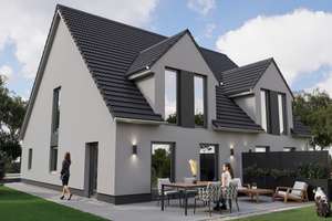 Neubau Doppelhaushälfte inkl. Grundstück in perfekter Lage, Südwestausrichtung, FBH, A+, PV, Lüftung – Die vollständige Adresse der Immobilie erhältst du vom Anbieter., 40489 Wittlaer, Düsseldorf – Vorschaubild 3