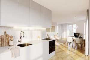 Lichtdurchflutete 1,5-Zimmer Neubauwohnung mit Balkon am Grafenberger Wald – Rather Broich 154, 40470 Rath, Düsseldorf – Vorschaubild 2