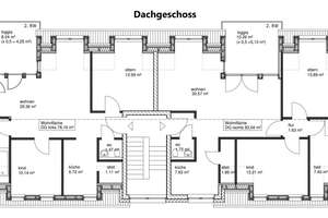 Neue Dachgeschosswohnung mit Flair im Energiesparhaus mit moderner Heiztechnik in Bonn   – Die vollständige Adresse der Immobilie erhältst du vom Anbieter., 53121 Endenich, Bonn – Vorschaubild 4
