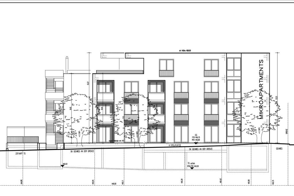 +++Projektiertes Apartmenthaus+++