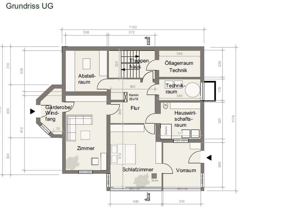 Grundriss UG