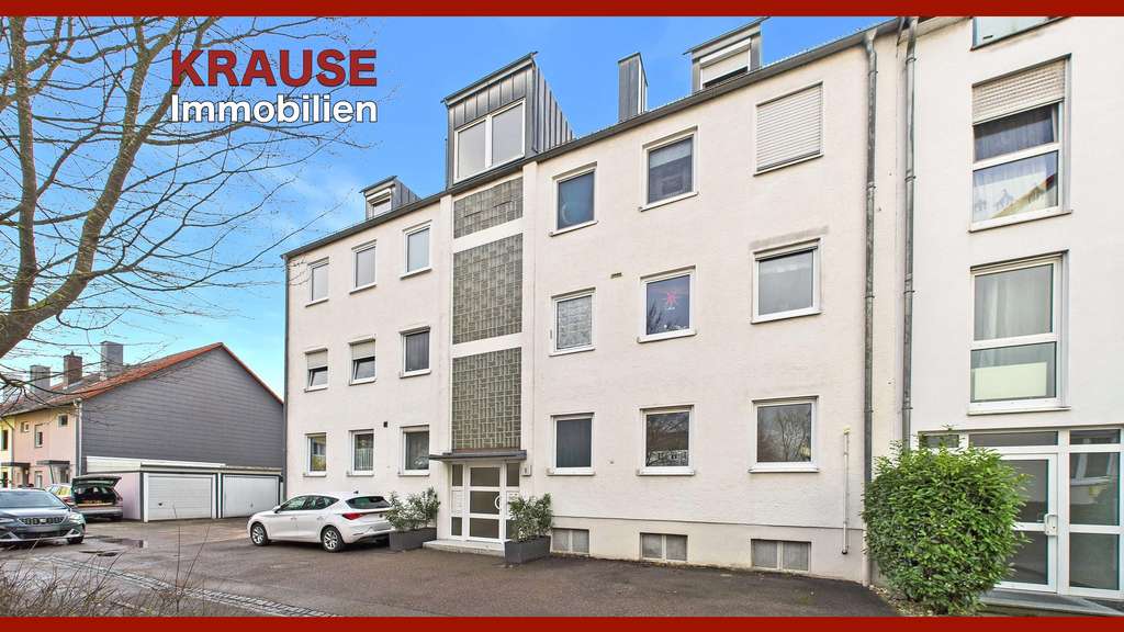Immobilie in Neuburg an der Donau - * Helle und freundliche 3-Zimmerwohnung Hochparterre mit Stellplatz sanierungsbedürftig in guter Lag - Bild 0