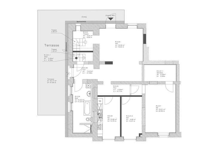 Grundriss Untergeschoss